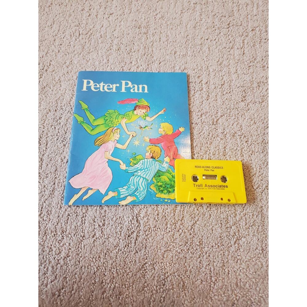 Vintage Peter Pan Book and Cassette Set Hpmeschool Teaching Resource Library